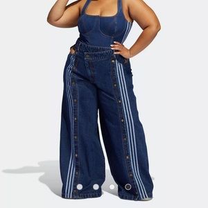 Adidas x Ivy Park Rodeo snap denim jean